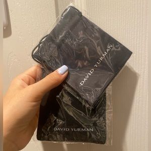 David Yurman Cleaning Cloth and Pouch